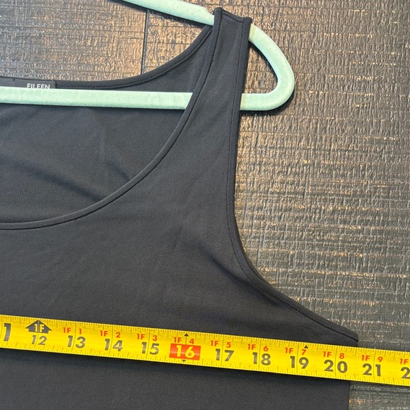 Eileen Fisher 100% Silk Jersey Tank Top in Black size Large - Picture 6 of 7